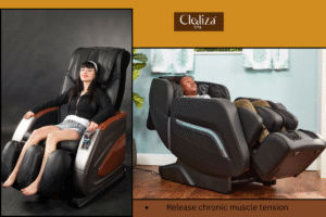 Electronic recliner massage
